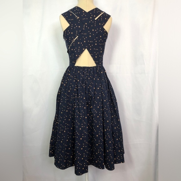 TeeBerry & Weave Brilliantly Bold Star Dress a-line Size XS - Picture 3 of 11